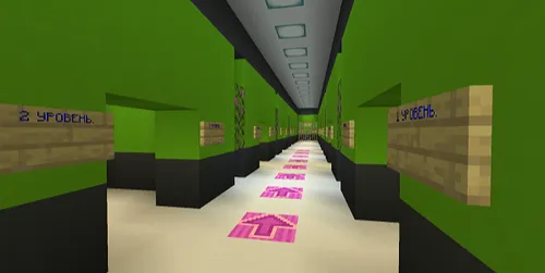 Find the button using parkour — Minecraft xarita, rasm 1
