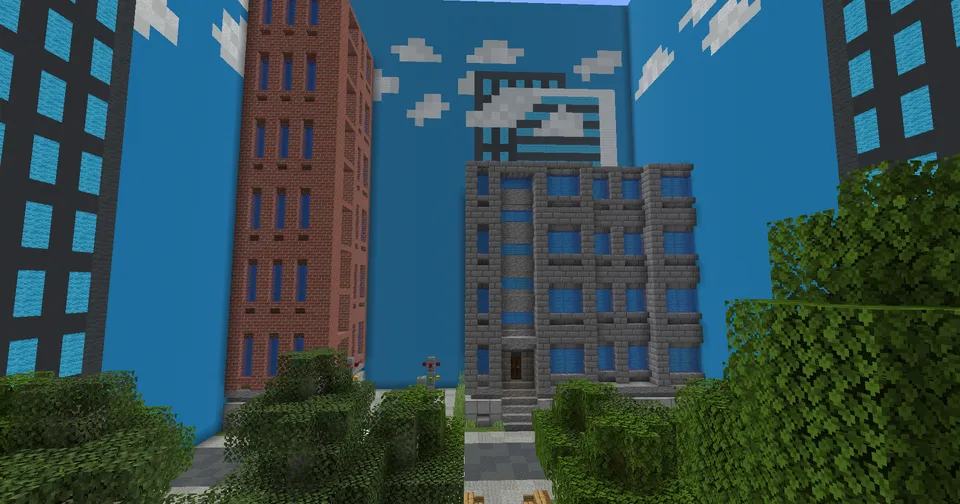 Find the button using parkour — Minecraft xarita, rasm 2
