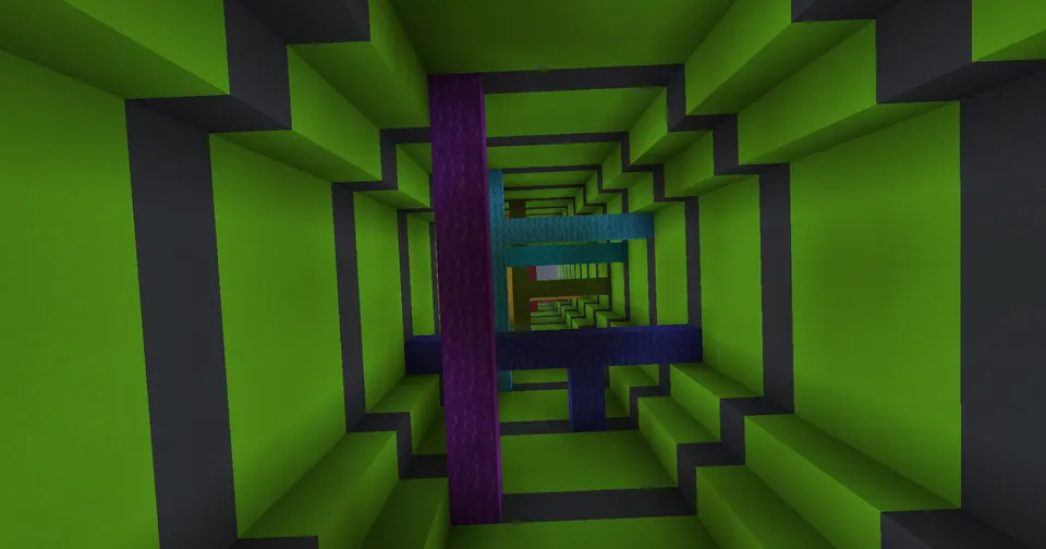 Find the button using parkour — Minecraft xarita, rasm 3