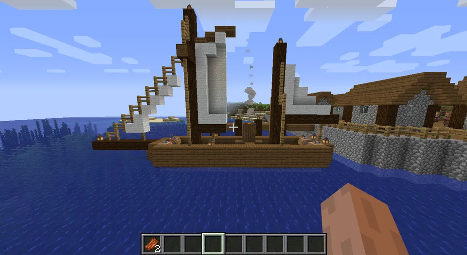 Shaharlar va portlar — Minecraft xarita, rasm 2