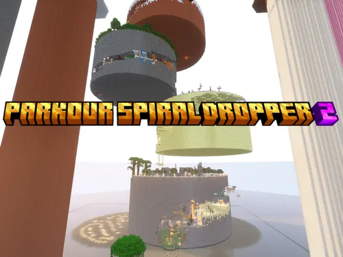 Parkour Spiral Dropper 2 — Minecraft xarita, rasm 1