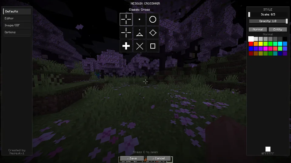 Nesquik Crosshair — Minecraft mod, rasm 2