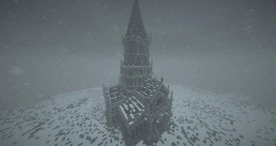 Dark Souls III Ariandel kapellasi — Minecraft xarita, rasm 2