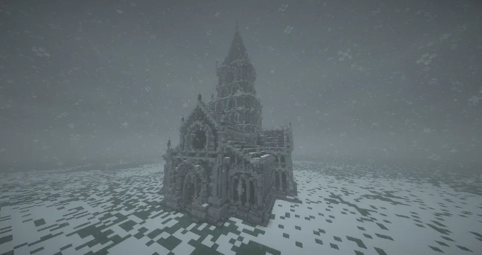 Dark Souls III Ariandel kapellasi — Minecraft xarita, rasm 3