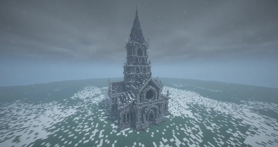 Dark Souls III Ariandel kapellasi — Minecraft xarita, rasm 4
