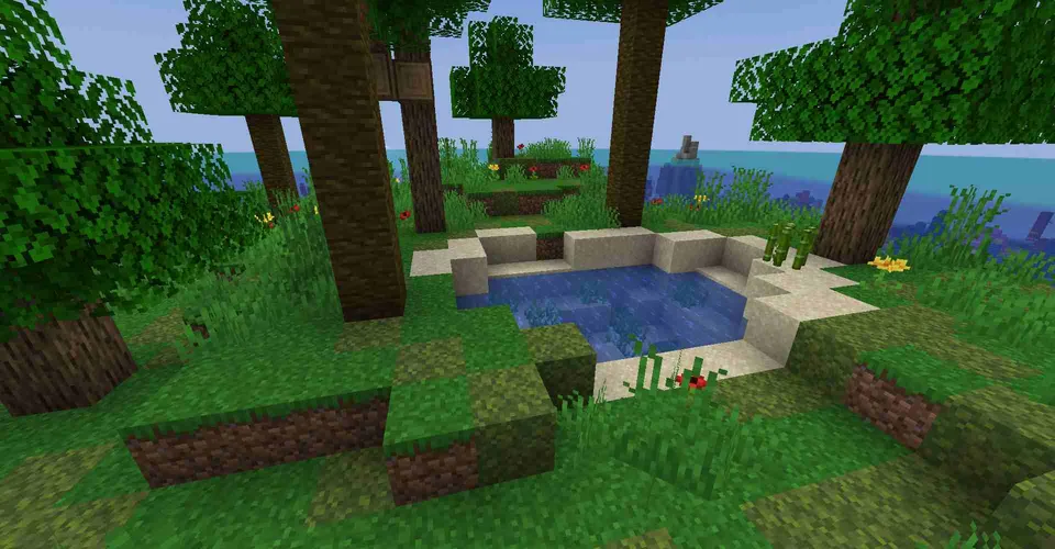 Kimsasiz orol — Minecraft xarita, rasm 5