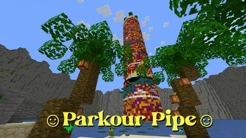 Parkour Pipe — Minecraft xarita, rasm 1