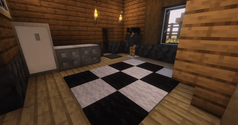 Uchburchak oilaviy uy — Minecraft xarita, rasm 3