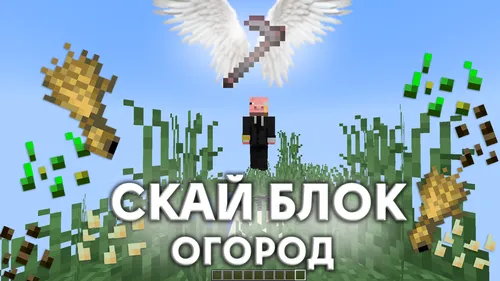 Tomorqa bilan Skyblock — Minecraft xarita, rasm 1
