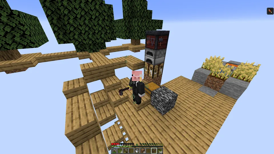 Tomorqa bilan Skyblock — Minecraft xarita, rasm 3