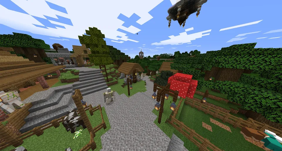 O'rmondagi qishloq — Minecraft xarita, rasm 2