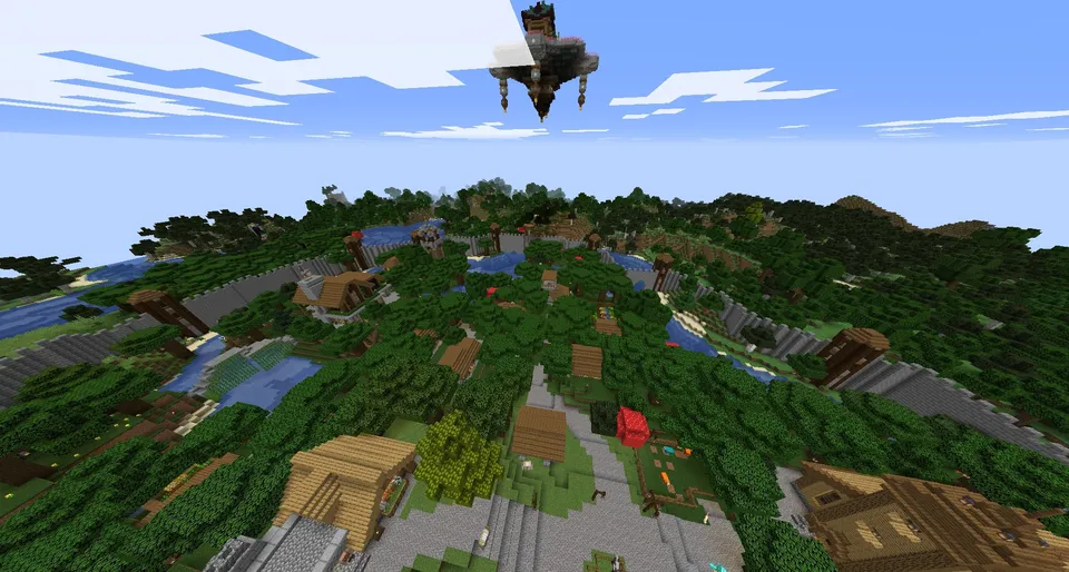O'rmondagi qishloq — Minecraft xarita, rasm 3