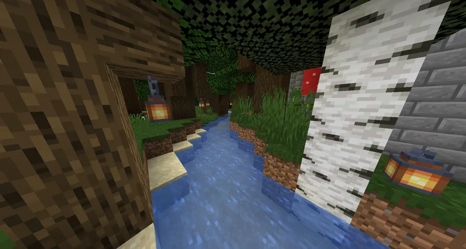 O'rmondagi qishloq — Minecraft xarita, rasm 4