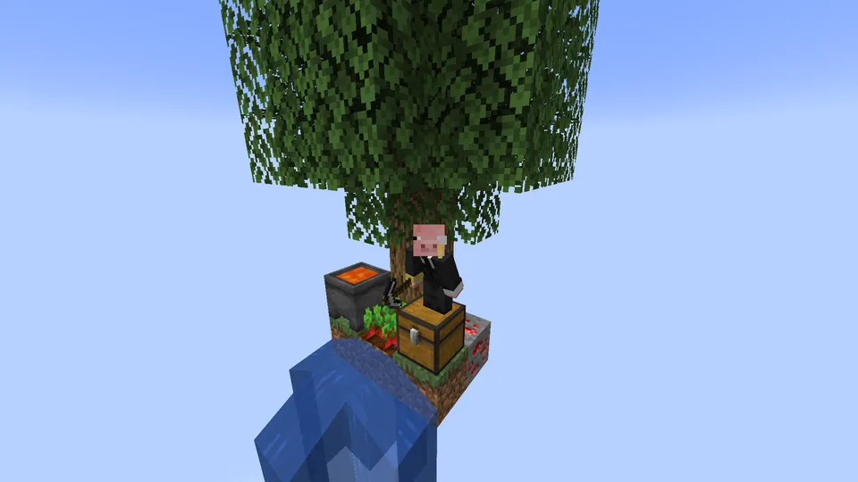 Baliq ovlash bilan Skyblock — Minecraft xarita, rasm 2