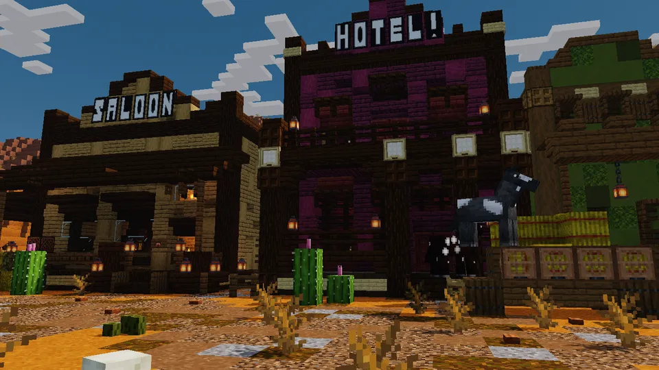 Wild West town by Amogus1254 — Minecraft xarita, rasm 2