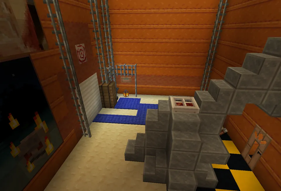 An abandoned building with a monster 2 — Minecraft xarita, rasm 2