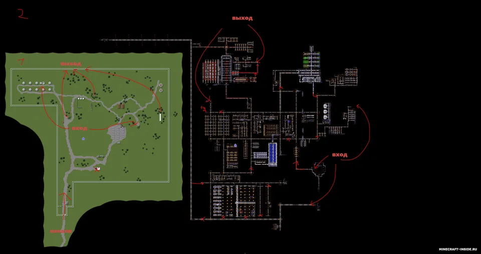 Maxfiy bunker — Minecraft xarita, rasm 5