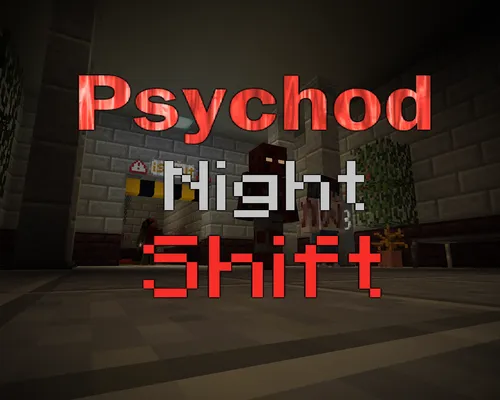 Psychod Night Shift (Ruhiy kasalxonada besh tun) — Minecraft xarita, rasm 1