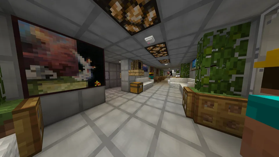 Ikki qishloqli atom elektr stansiyasi — Minecraft xarita, rasm 3