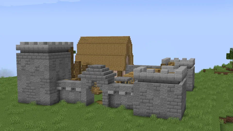 Kichik qal'a — Minecraft xarita, rasm 2