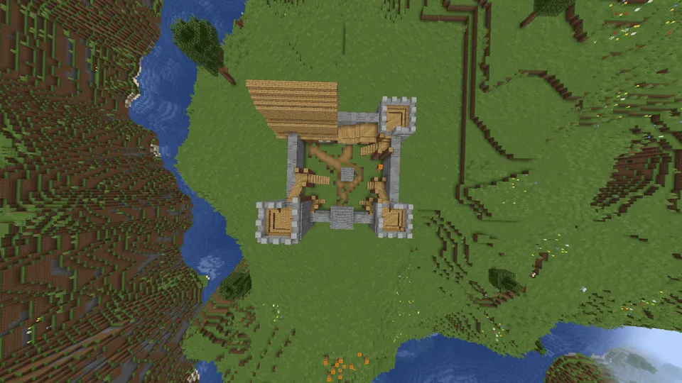 Kichik qal'a — Minecraft xarita, rasm 6