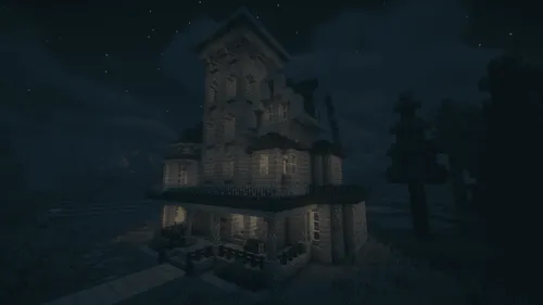Viktorian uslubidagi kichik qasr — Minecraft xarita, rasm 1