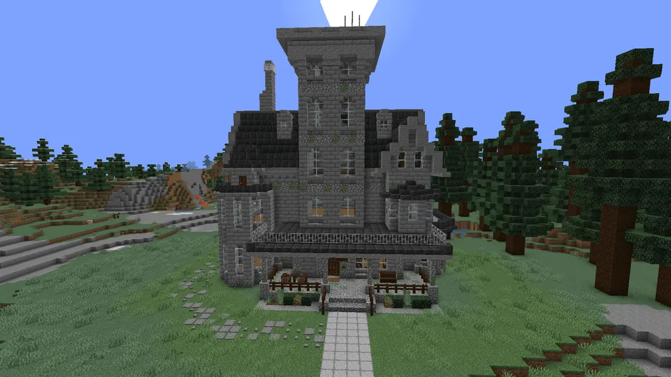 Viktorian uslubidagi kichik qasr — Minecraft xarita, rasm 2