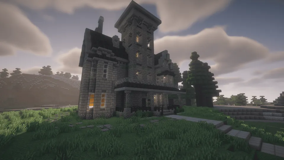 Viktorian uslubidagi kichik qasr — Minecraft xarita, rasm 3
