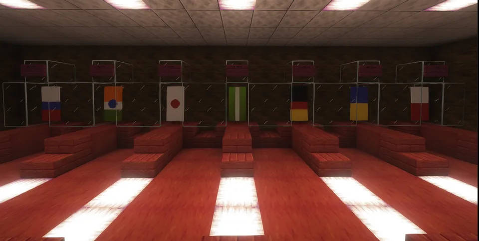Davlatlar bayroqlari va boshqalar — Minecraft xarita, rasm 2
