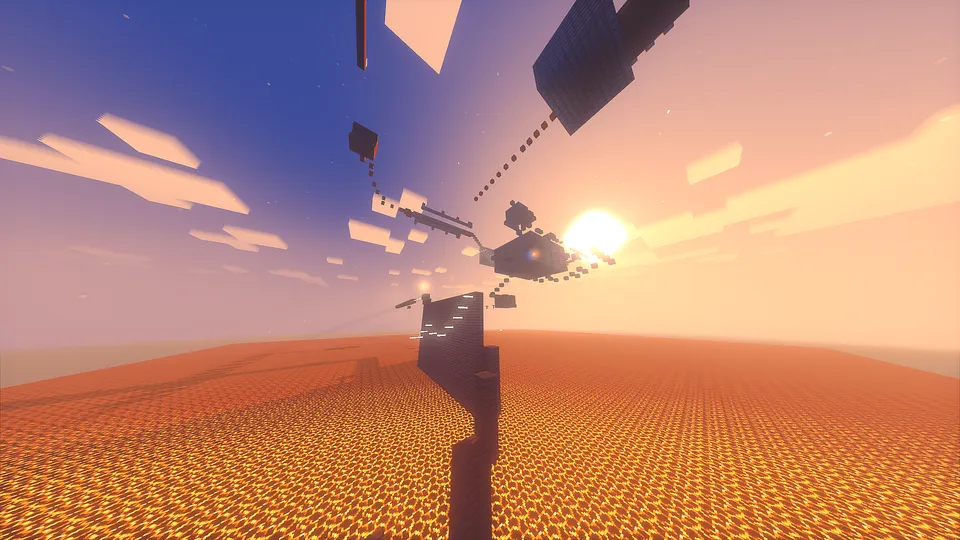 AC Parkur: Unchalik qiyin bo'lmagan parkur — Minecraft xarita, rasm 4