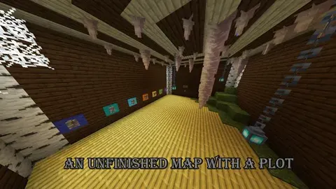An unfinished map with a plot