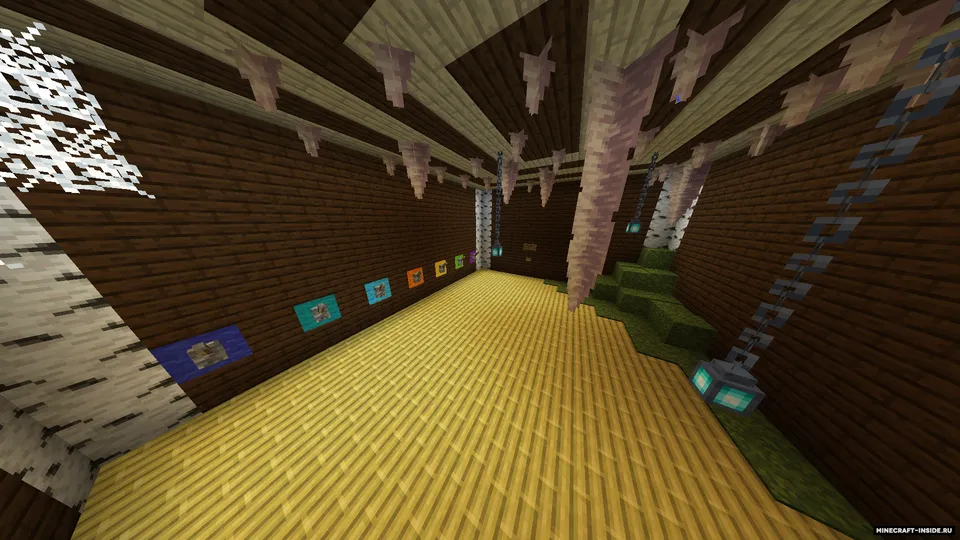 An unfinished map with a plot — Minecraft xarita, rasm 3