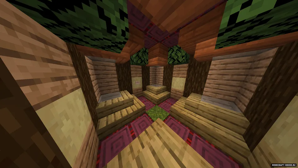 An unfinished map with a plot — Minecraft xarita, rasm 5