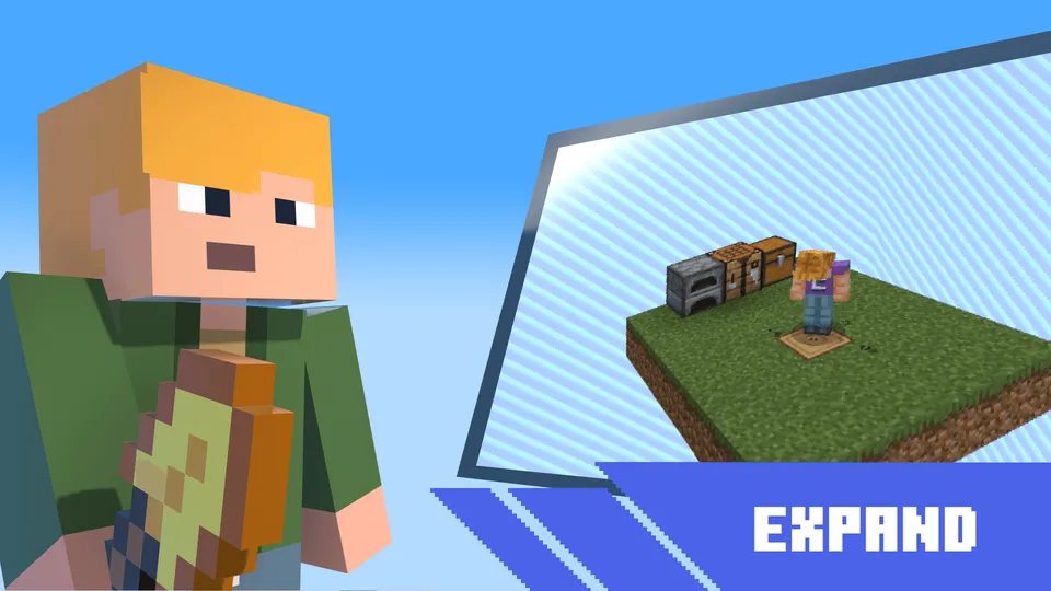 OneBlock Original — Minecraft xarita, rasm 2