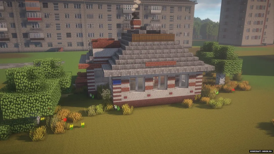 Post-sovet uylari — Minecraft xarita, rasm 3