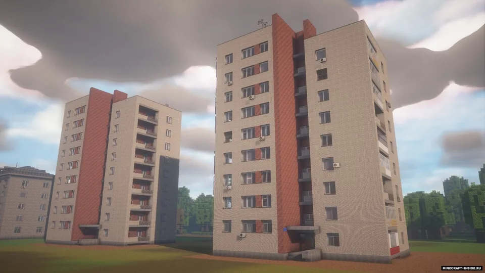 Post-sovet uylari — Minecraft xarita, rasm 4