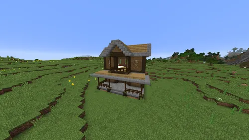 Ikki kishilik uycha — Minecraft xarita, rasm 1