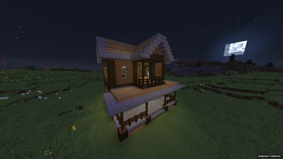 Ikki kishilik uycha — Minecraft xarita, rasm 2