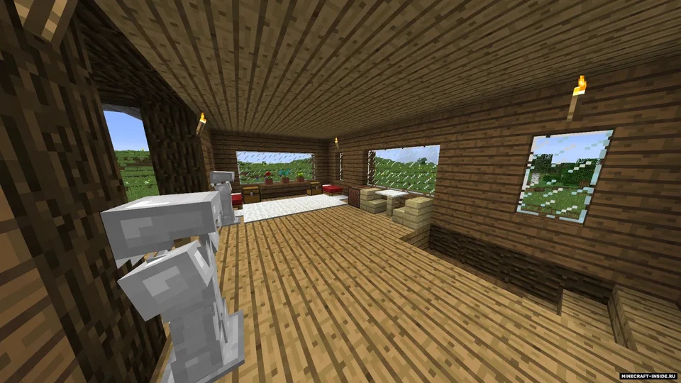 Ikki kishilik uycha — Minecraft xarita, rasm 4