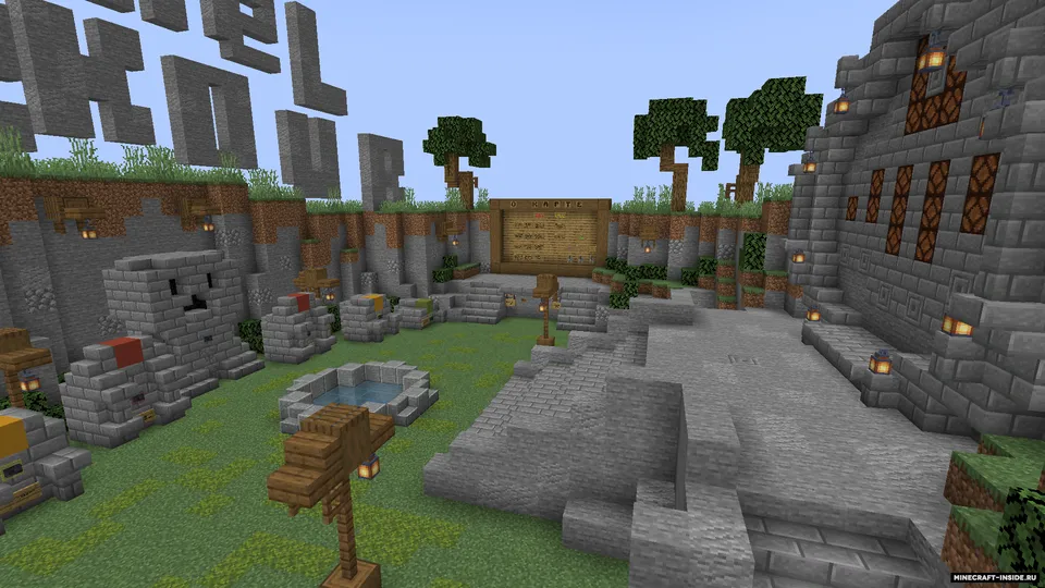 Tunnel Parkour — Minecraft xarita, rasm 8