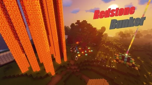 Redstone Bunker — Minecraft xarita, rasm 1