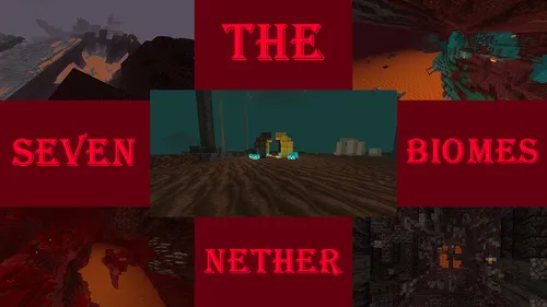 The 7 Biomes: Nether — Minecraft xarita, rasm 1