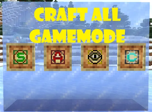 Craft all Gamemodes — Minecraft mod, rasm 1