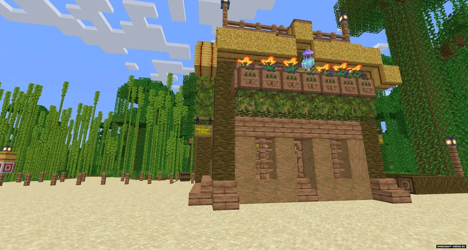 Tropik plyaj — Minecraft xarita, rasm 3