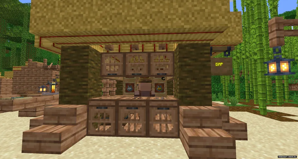 Tropik plyaj — Minecraft xarita, rasm 4