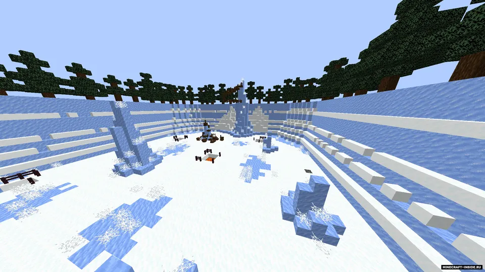 PvP: Snow arena — Minecraft xarita, rasm 2