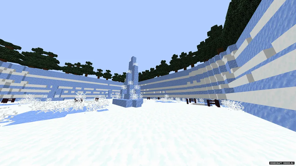 PvP: Snow arena — Minecraft xarita, rasm 3