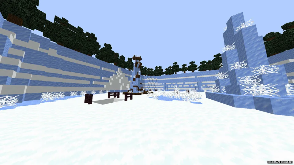 PvP: Snow arena — Minecraft xarita, rasm 4