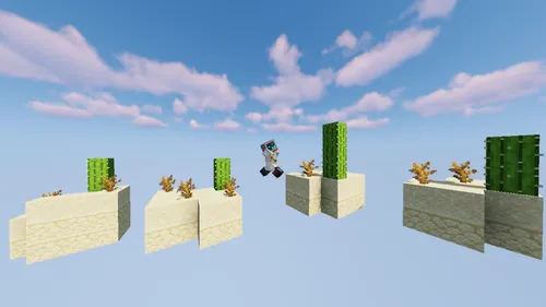 Parkour: sand levels — Minecraft xarita, rasm 1