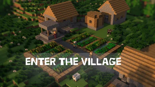 Enter the Village — Minecraft xarita, rasm 1